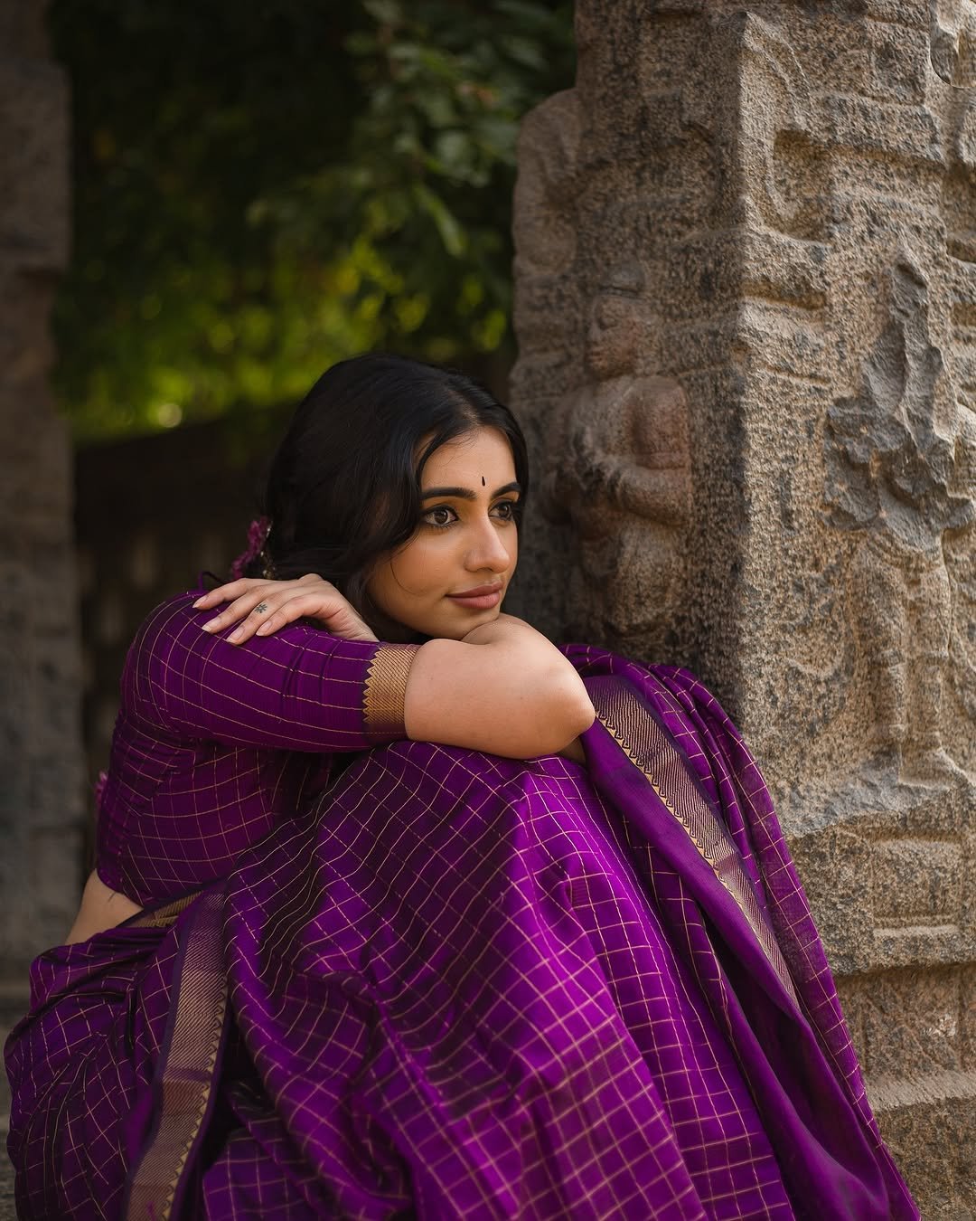 Maanasa Choudhary Traditional Look Photos in Saree22