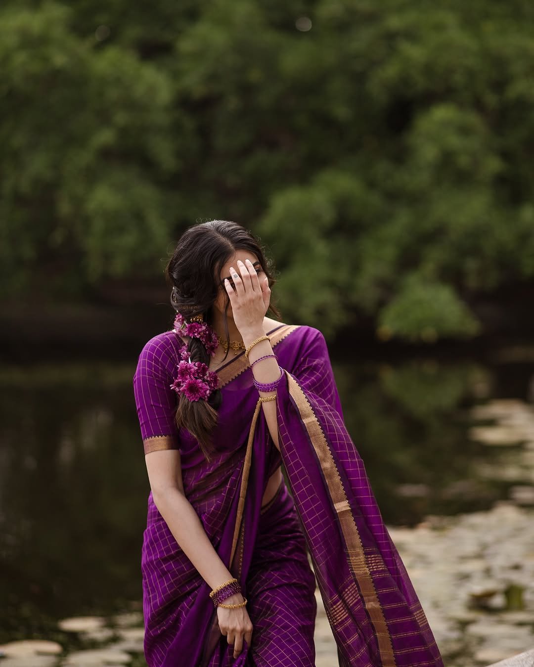 Maanasa Choudhary Traditional Look Photos in Saree27