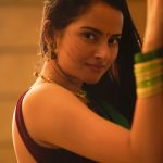 Aarushi Baruaah stylish and bold photoshoot in green saree