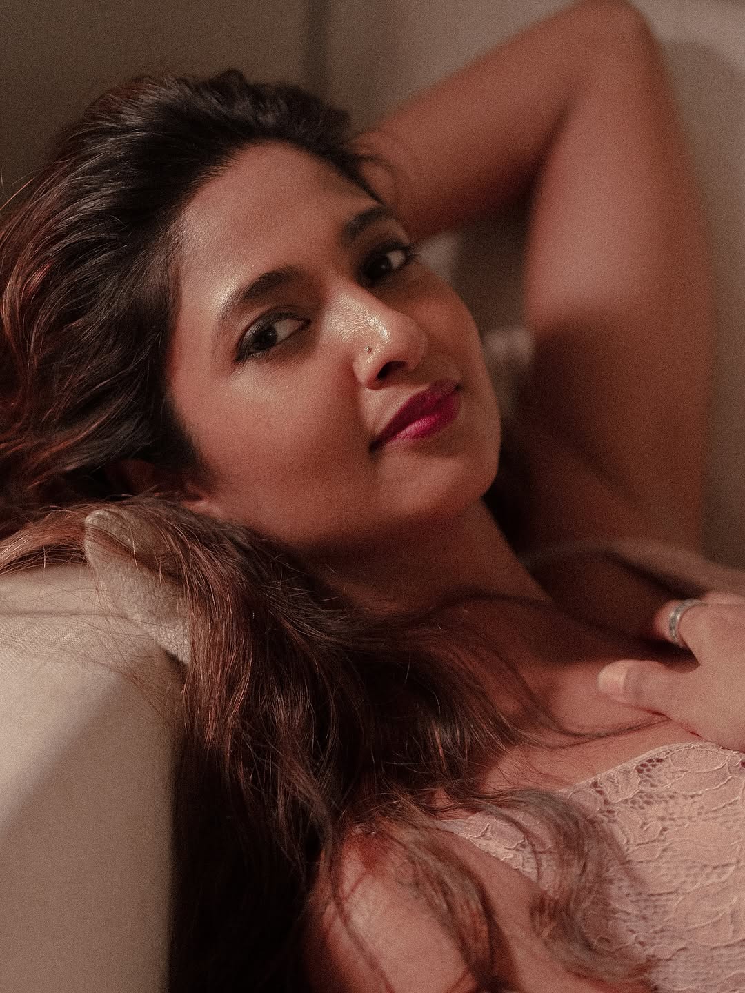 Keerthi Pandian wearing stylish shorts in casual fashion photoshoot