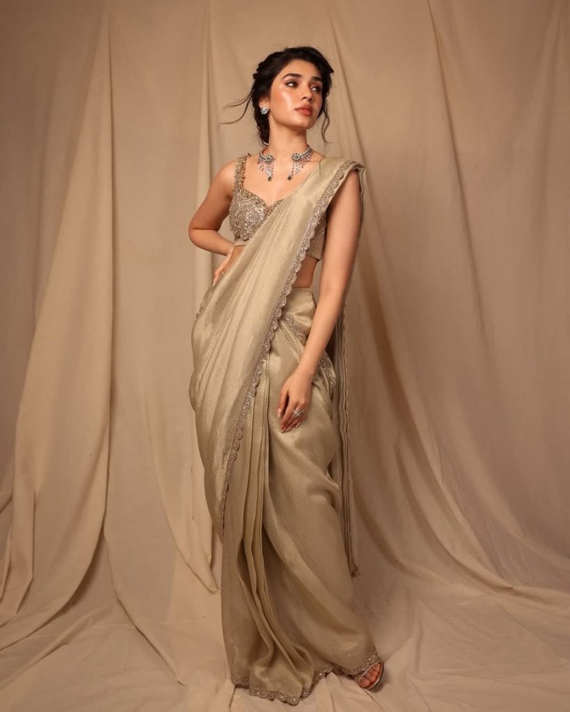 Kriti Shetty wearing beautiful traditional lehenga in elegant photoshoot