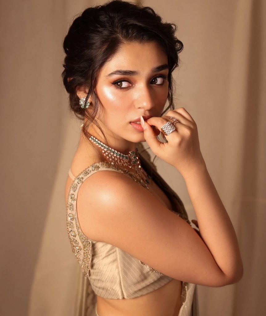 Kriti Shetty's complete lehenga traditional styling