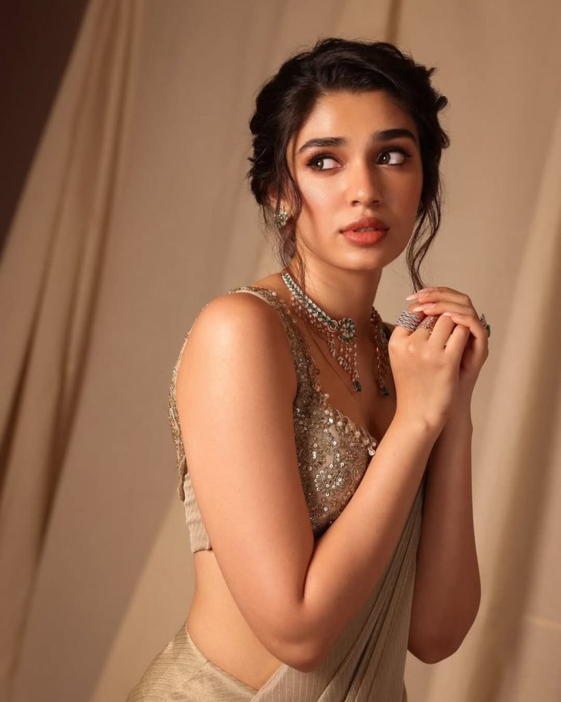 Kriti Shetty's complete lehenga traditional styling