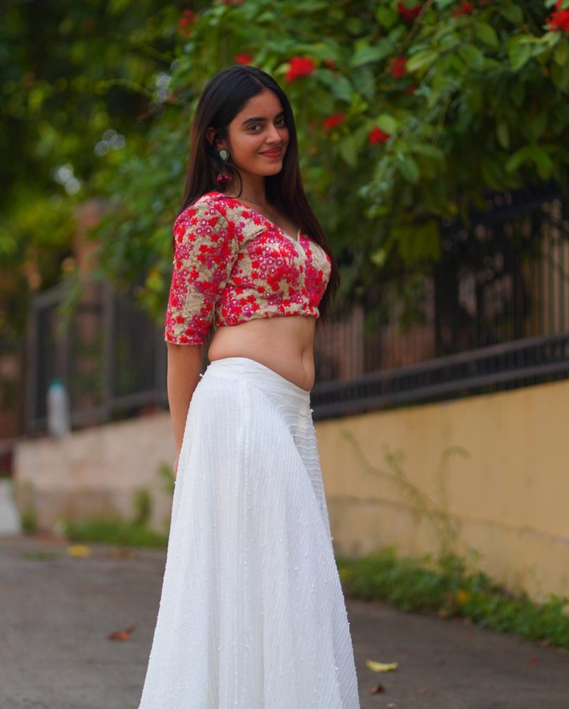 Kushitha Kallapu gorgeous look in pink lehenga photoshoot