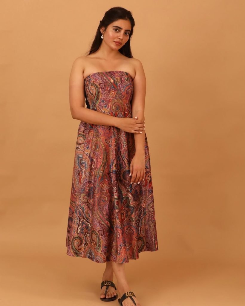 Kushitha Kallapu's complete modern look styling