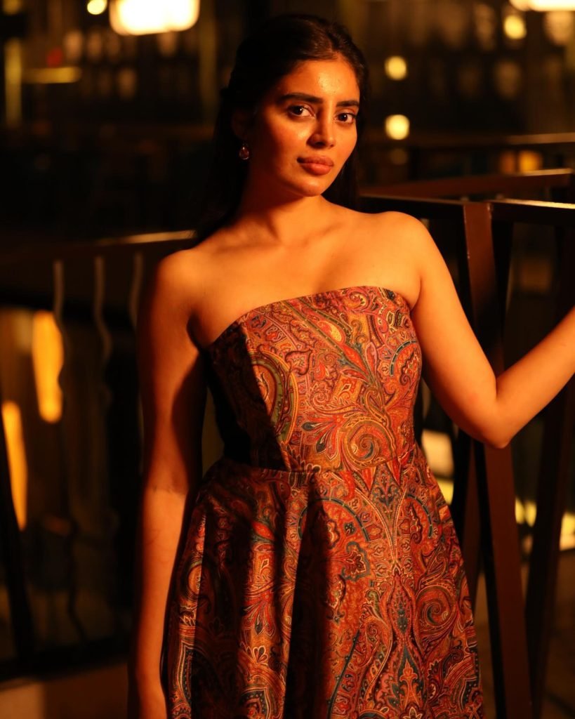 Kushitha Kallapu in trendy modern outfit for contemporary photoshoot