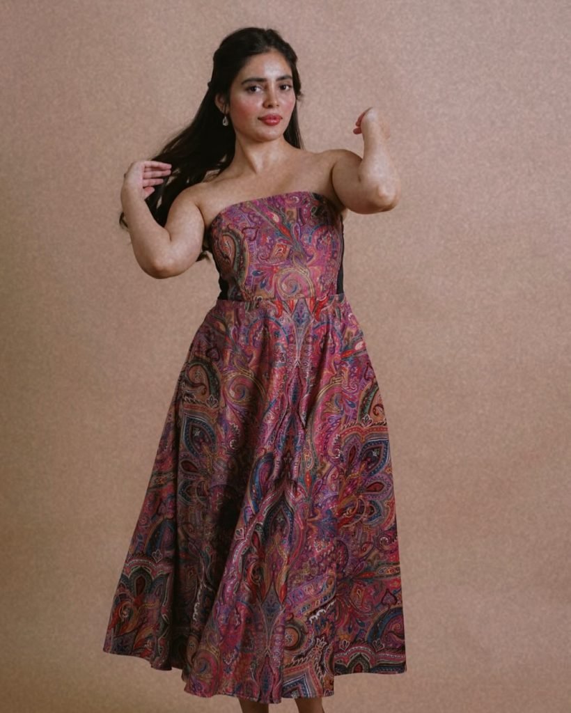 Kushitha Kallapu in trendy modern outfit for contemporary photoshoot