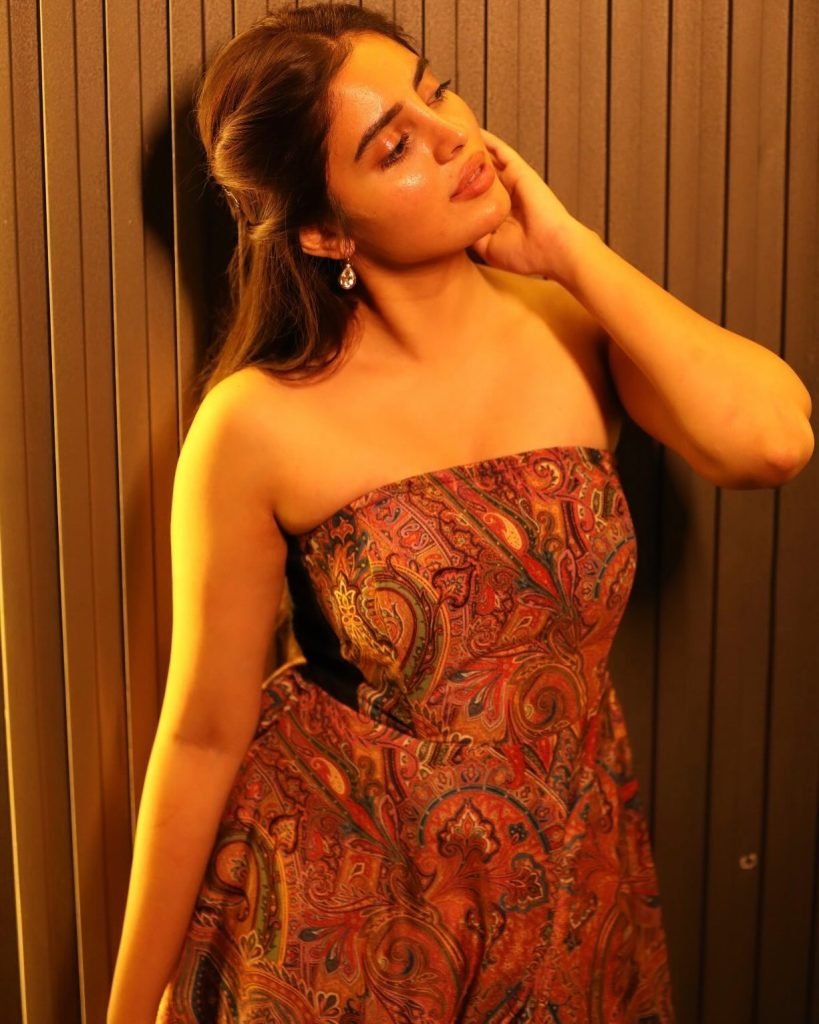 Kushitha Kallapu posing confidently in stylish modern