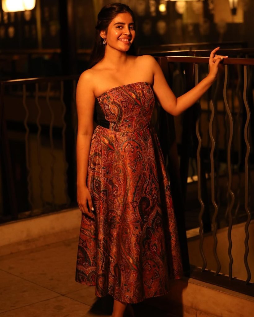 Kushitha Kallapu posing confidently in stylish modern