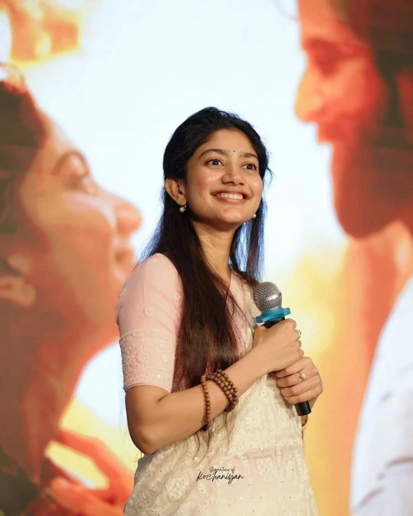 Sai Pallavi looking cute at Amaran pre-release event appearance
