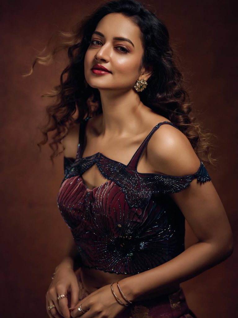 Shanvi Srivastava posing beautifully with elegant styling and makeup