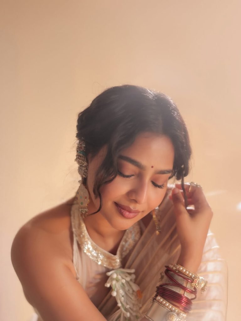 Aishwarya Lekshmi embodies grace in delicate transparent saree styling