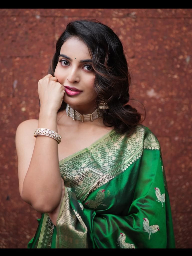 Traditional saree draping showcases Ananya Nagella's cultural fashion knowledge
