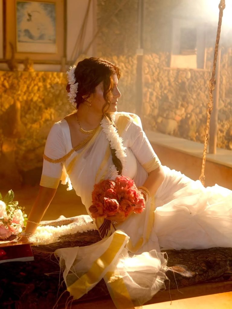 Anveshi Jain embodies elegance in pristine white traditional ensemble