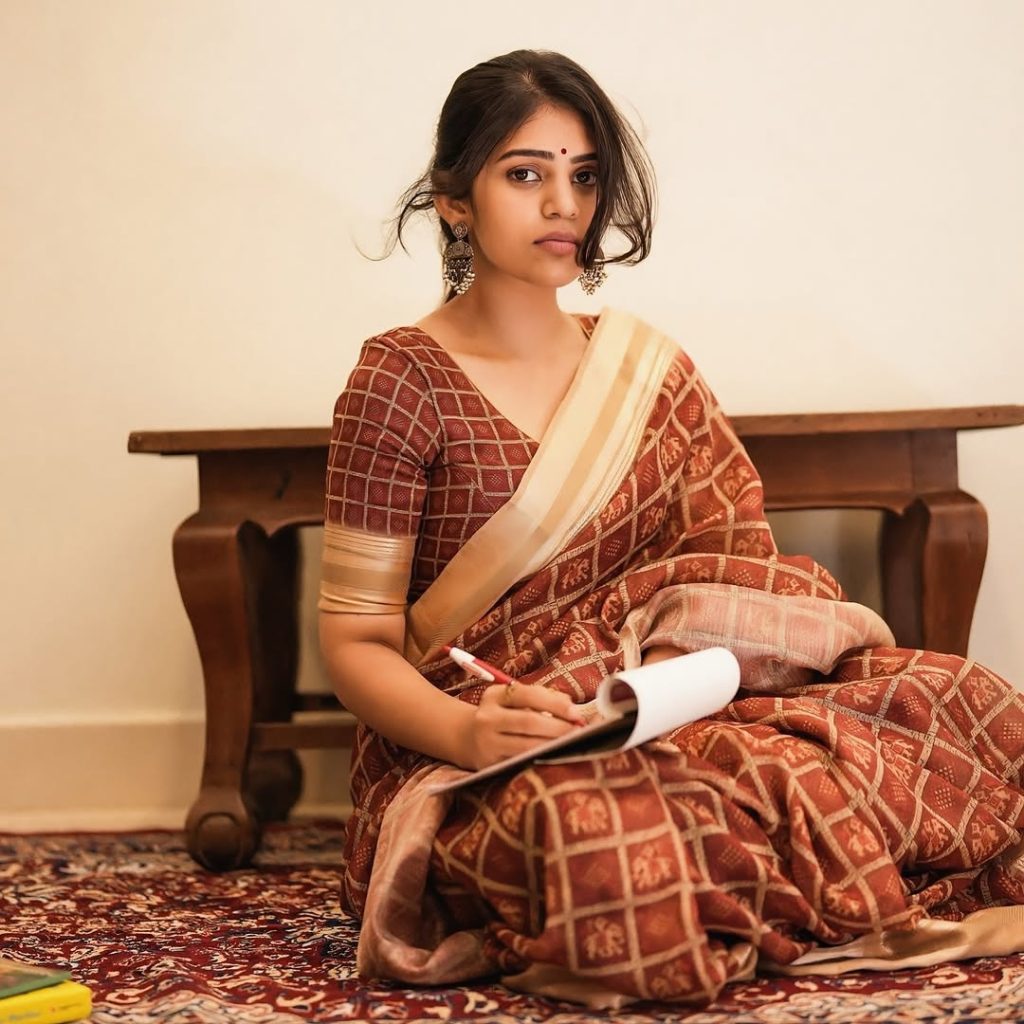 Graceful styling highlights Bandhavi Sridhar's natural poise and beauty