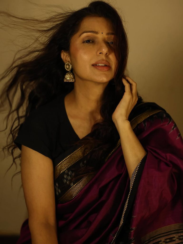 Bhumika Chawla embodies regal sophistication in stunning maroon traditional ensemble
