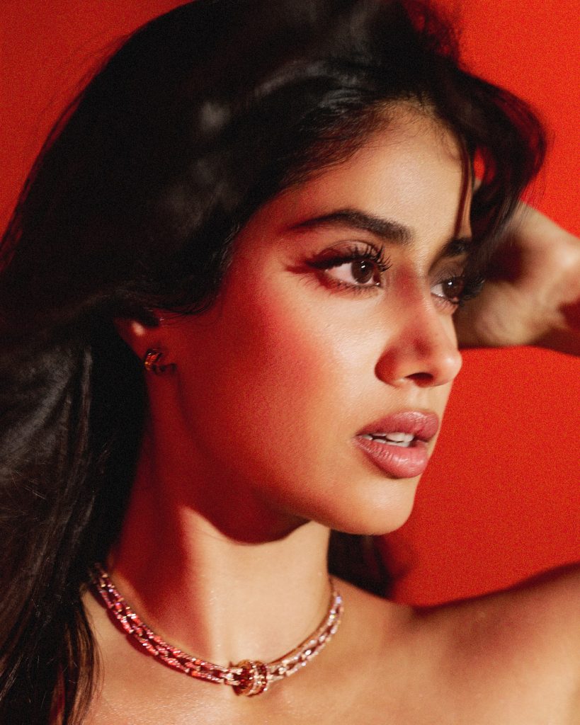 Janhvi radiates confidence in bold red glamorous ensemble