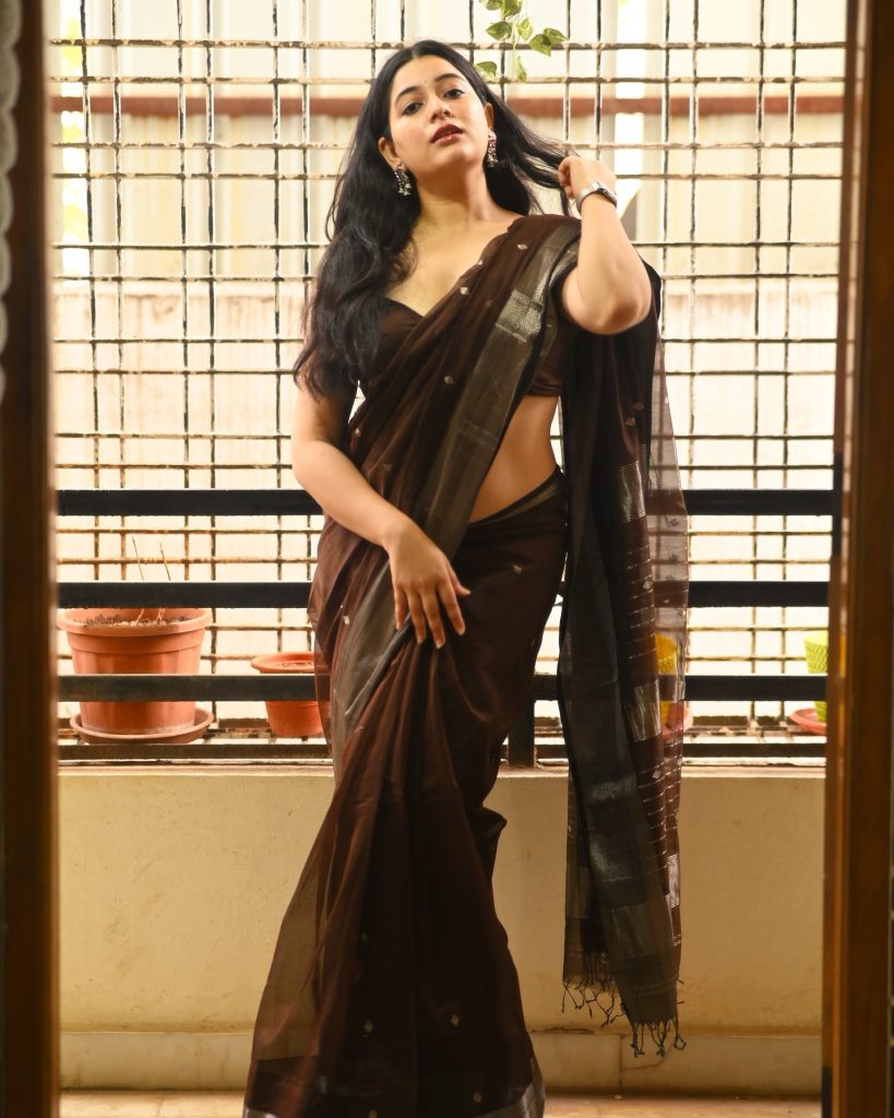 Classic Indian garment beautifully worn by emerging talent Kanduri Sudha