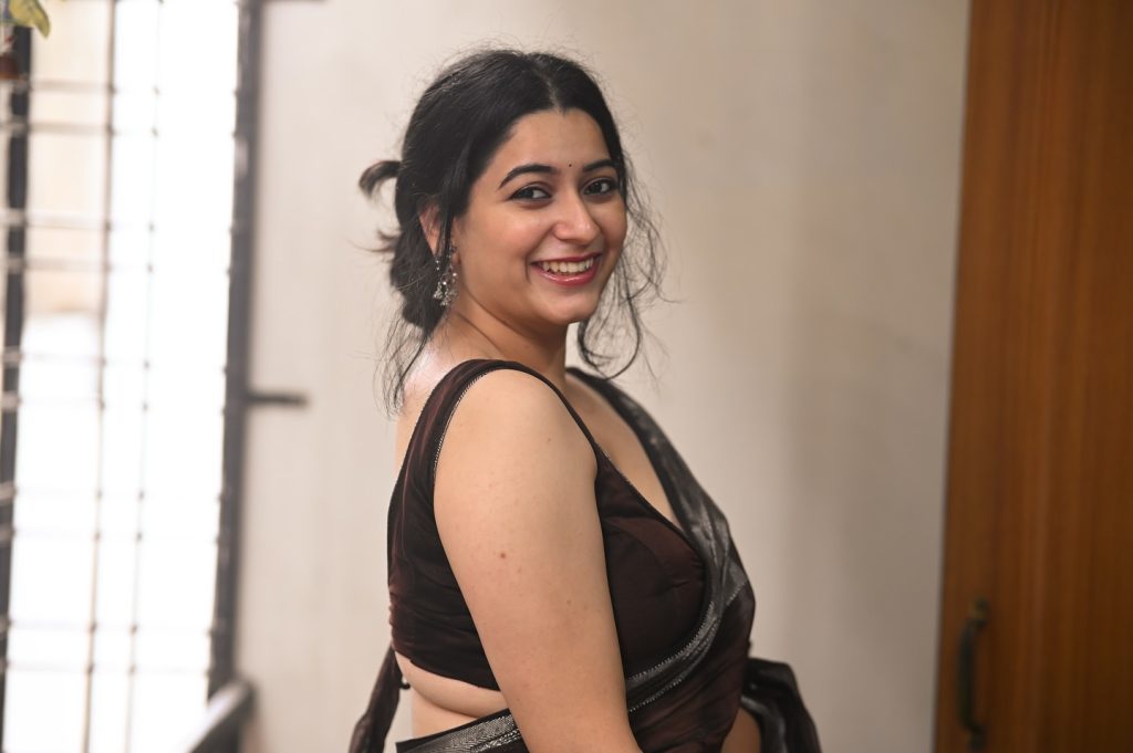 Classic Indian garment beautifully worn by emerging talent Kanduri Sudha