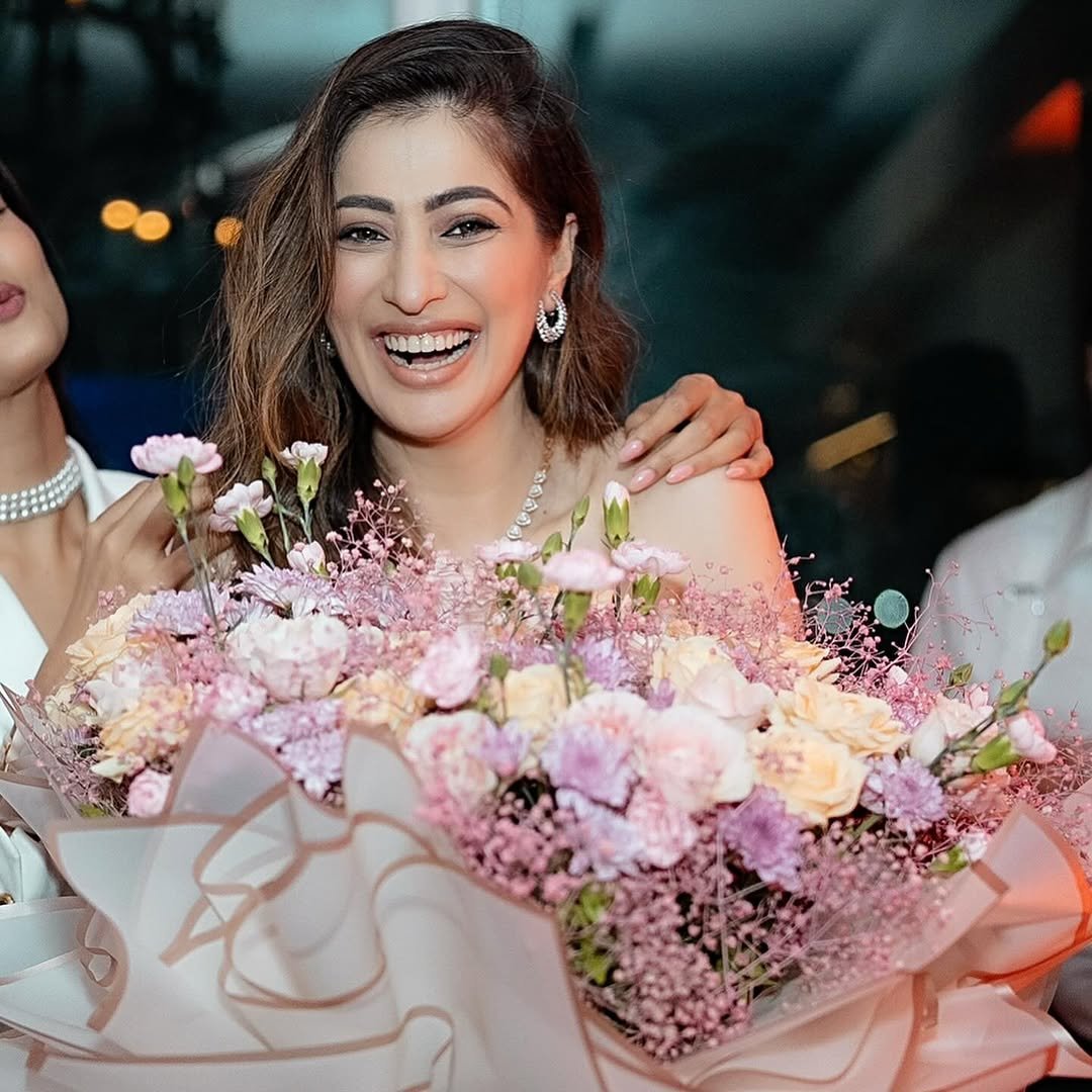 Festive birthday frock captures celebratory spirit and joyful energy of Lakshmi