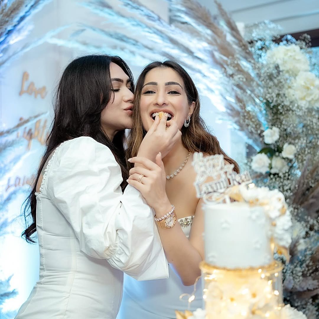 Party-ready styling reflects Lakshmi's special occasion fashion choices