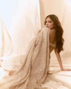 Malavika embodies celestial elegance in stunning ethereal beauty portraits