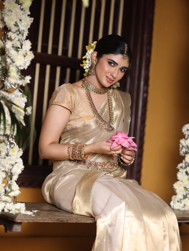 Cultural celebration attire showcases Pragya Nagra's heritage appreciation