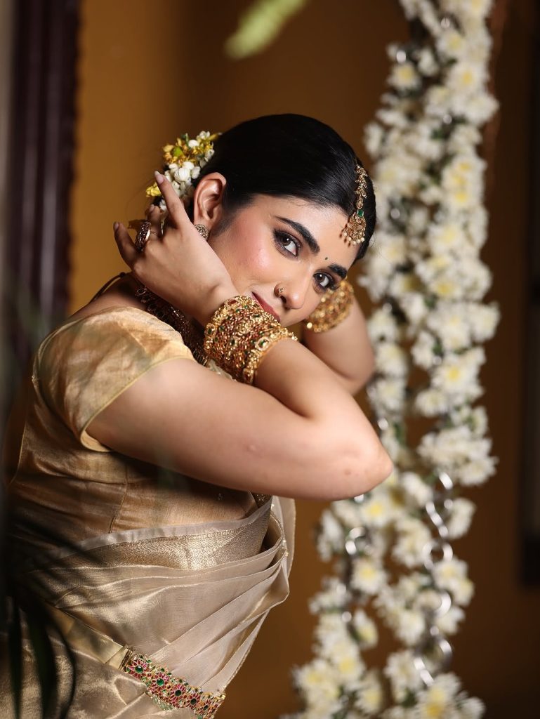Traditional festival wear highlights Pragya Nagra's cultural connection