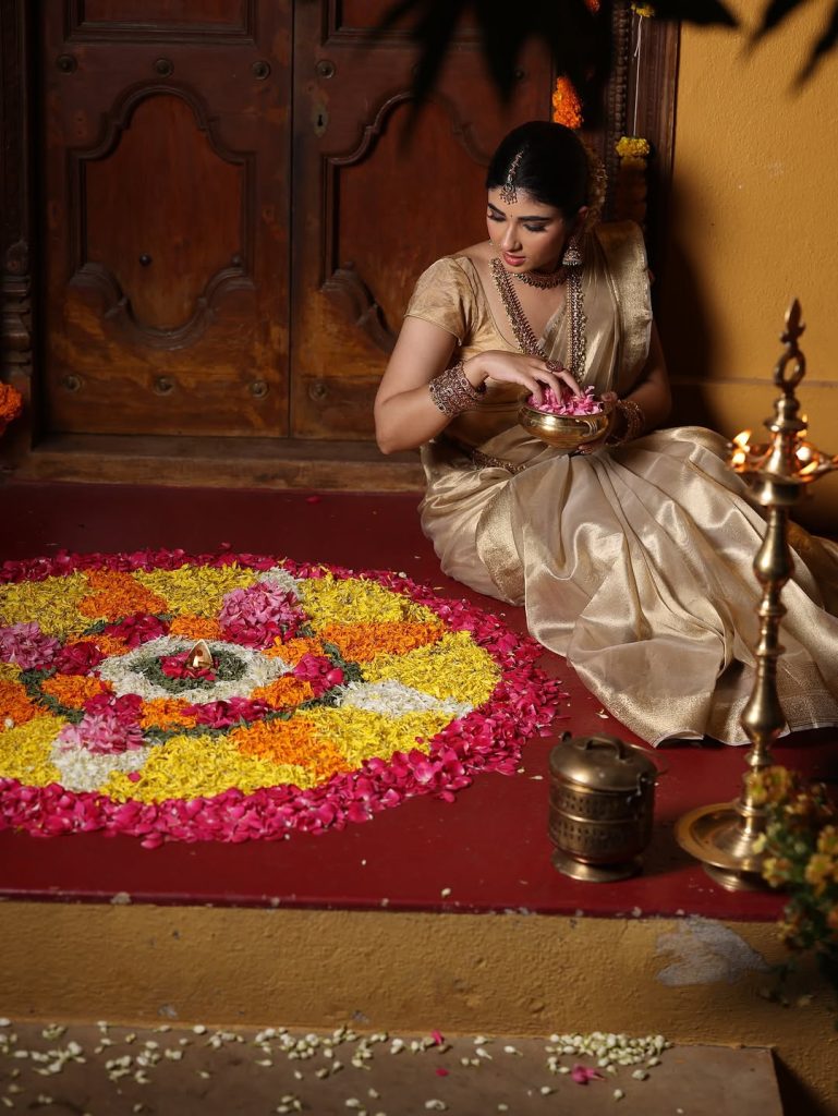 Pragya Nagra embodies traditional elegance in festival saree ensemble