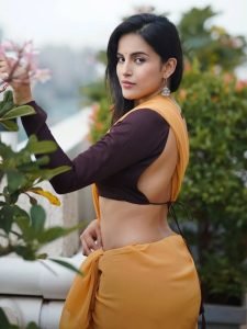 Outdoor terrace photography captures Pratiba Chaudhary's traditional styling expertise