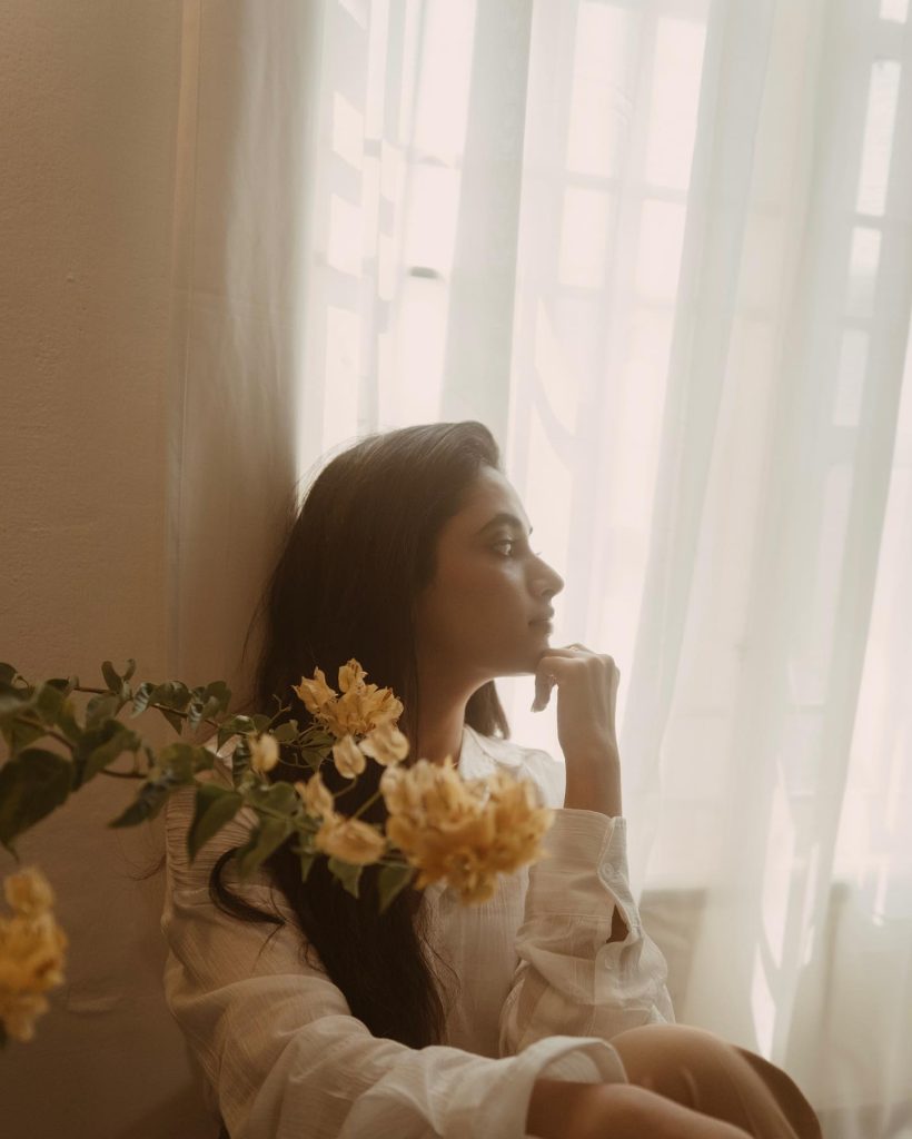 Sweet and charming portrait of Priyanka Mohan in relaxed atmosphere
