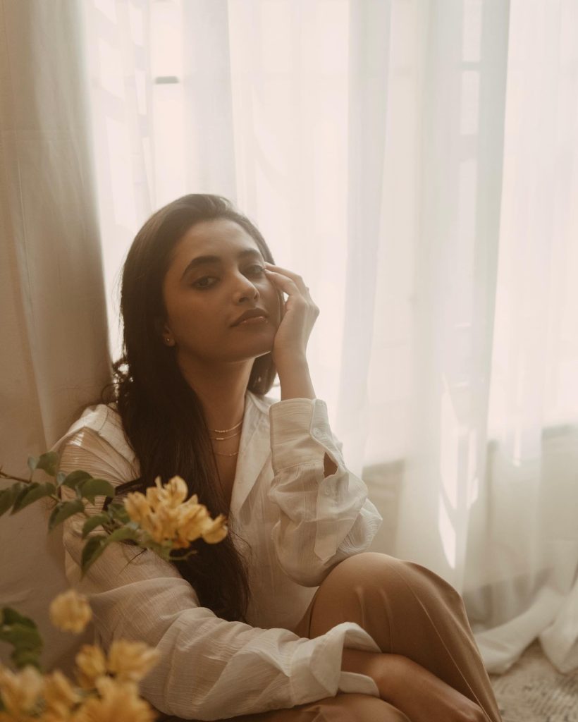 Sweet and charming portrait of Priyanka Mohan in relaxed atmosphere