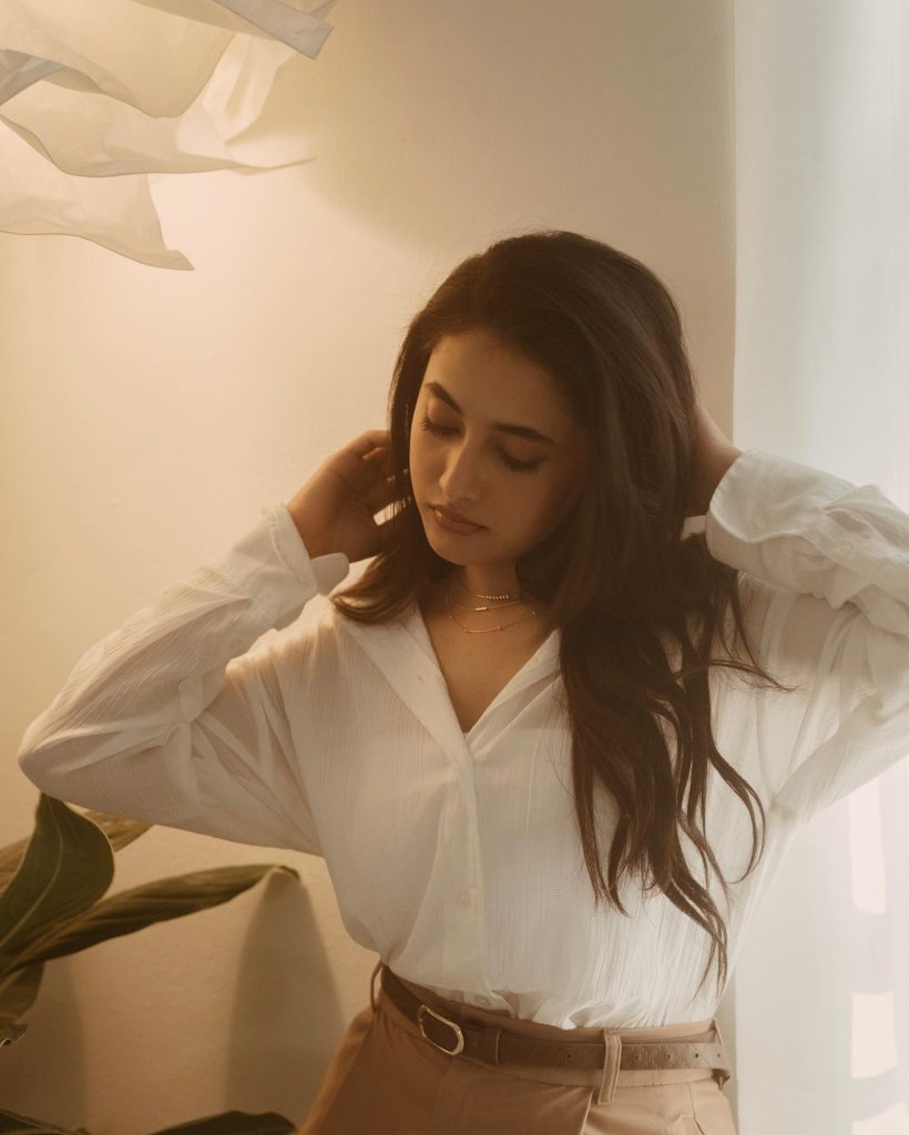 Sweet and charming portrait of Priyanka Mohan in relaxed atmosphere