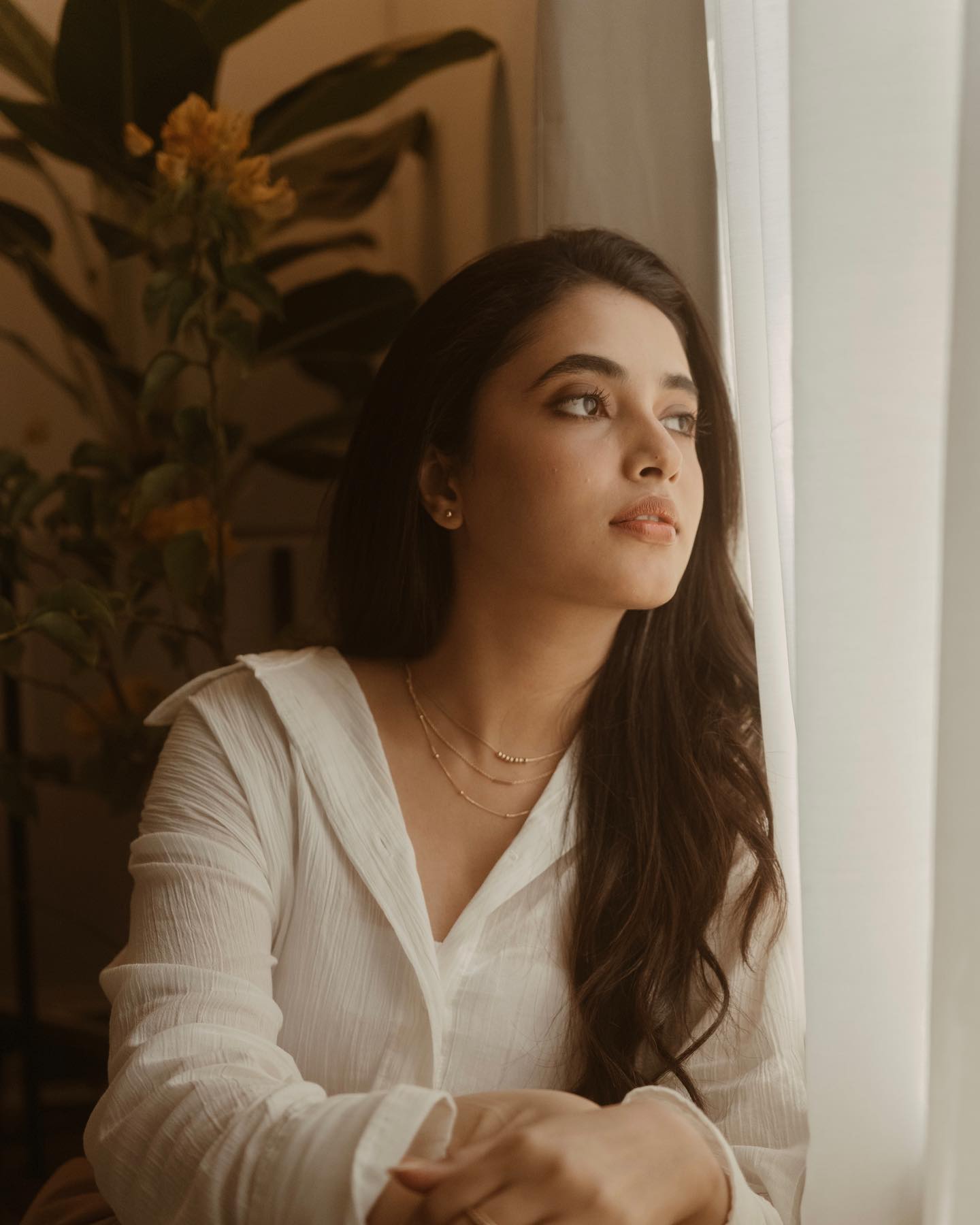 Sweet and charming portrait of Priyanka Mohan in relaxed atmosphere