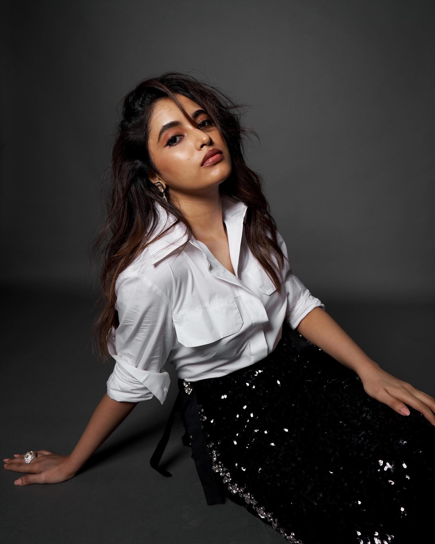 Classic black and white combination showcases Priyanka Mohan's timeless style principles