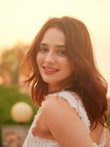 Fashion-forward crop top styling showcases Priyanka Rewri's modern appeal