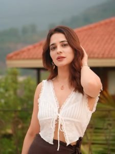 Priyanka Rewri embodies contemporary style in chic white crop top ensemble