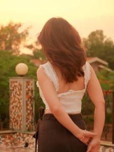 Trendy white crop top creates major fashion goals for Priyanka Rewri