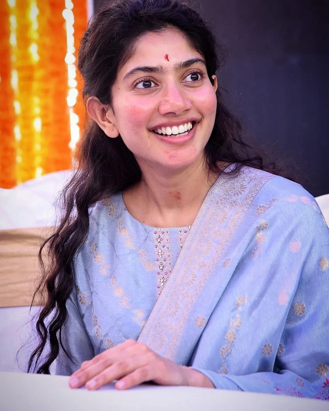 Genuine happiness radiates from Sai Pallavi during Love Story launch event