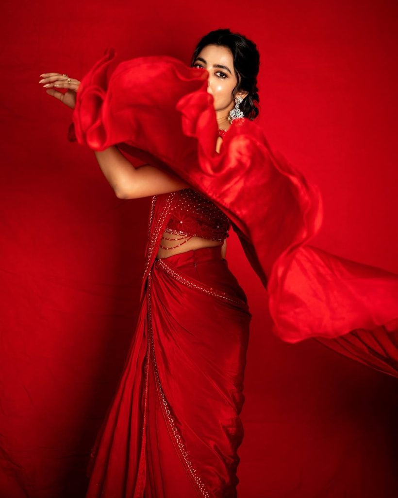 Red hot photography showcases Shivani Nagaram's commanding screen presence