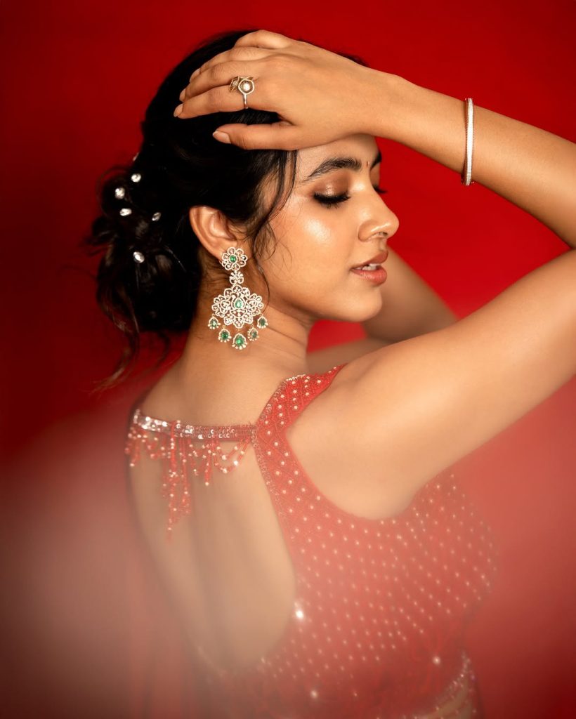 Red hot photography showcases Shivani Nagaram's commanding screen presence