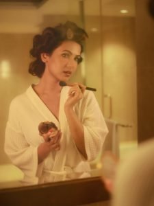 Sonal Chauhan radiates natural beauty in fresh after-shower white ensemble