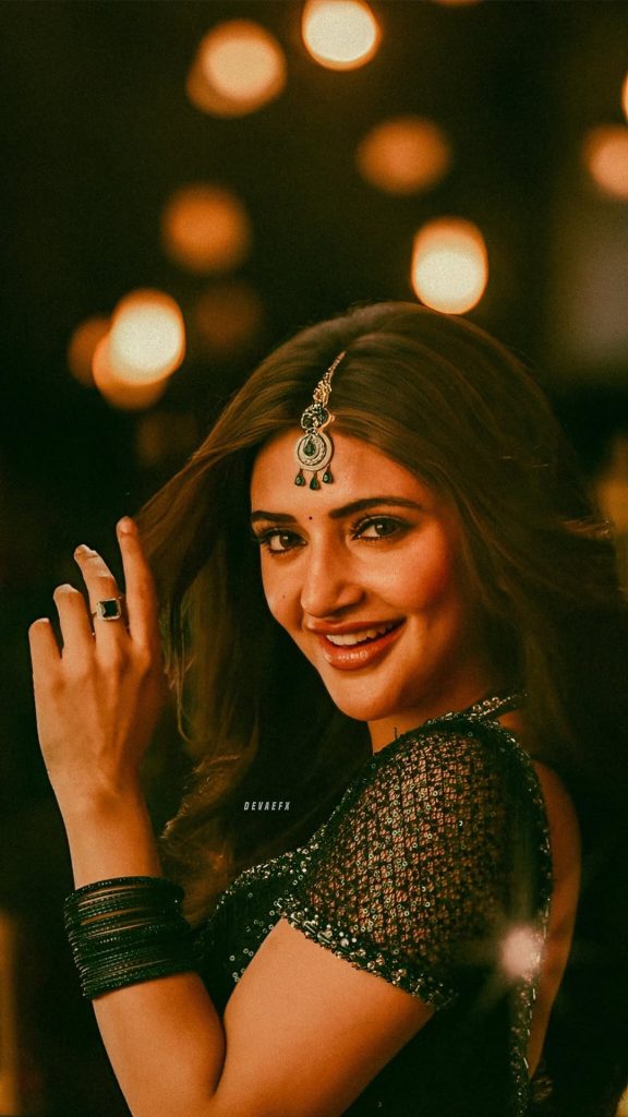 Intense performance energy captured in Sreeleela's closeup song sequence filming