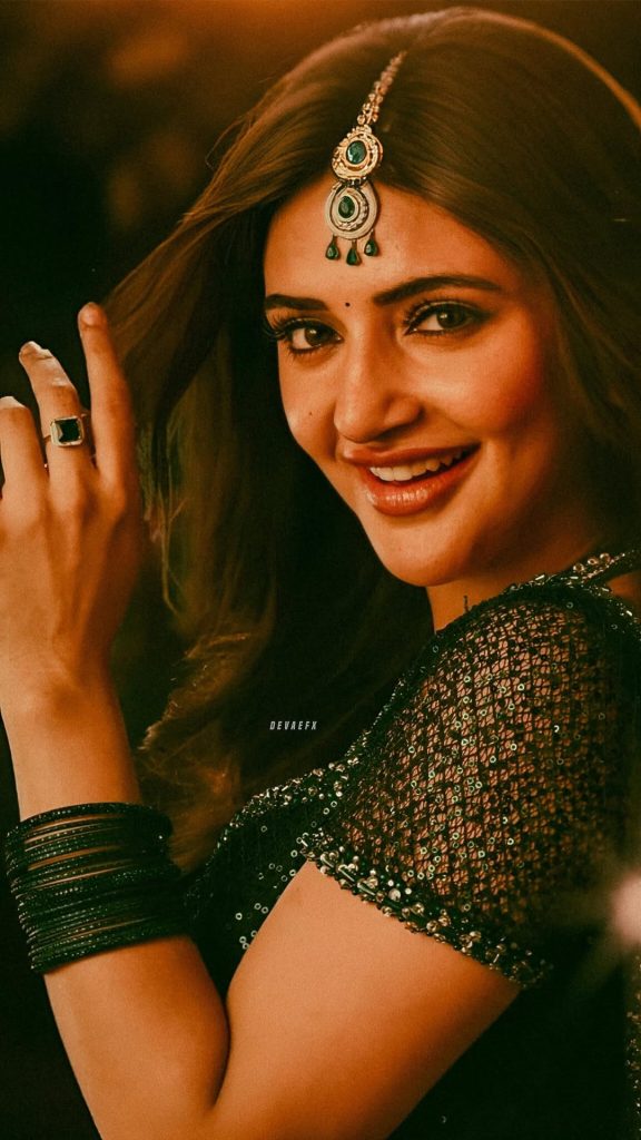 Intense performance energy captured in Sreeleela's closeup song sequence filming