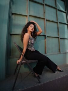 Anupama Parameswaran Chic in Floral Corset Top (11)