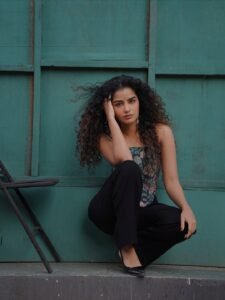 Anupama Parameswaran Chic in Floral Corset Top (4)