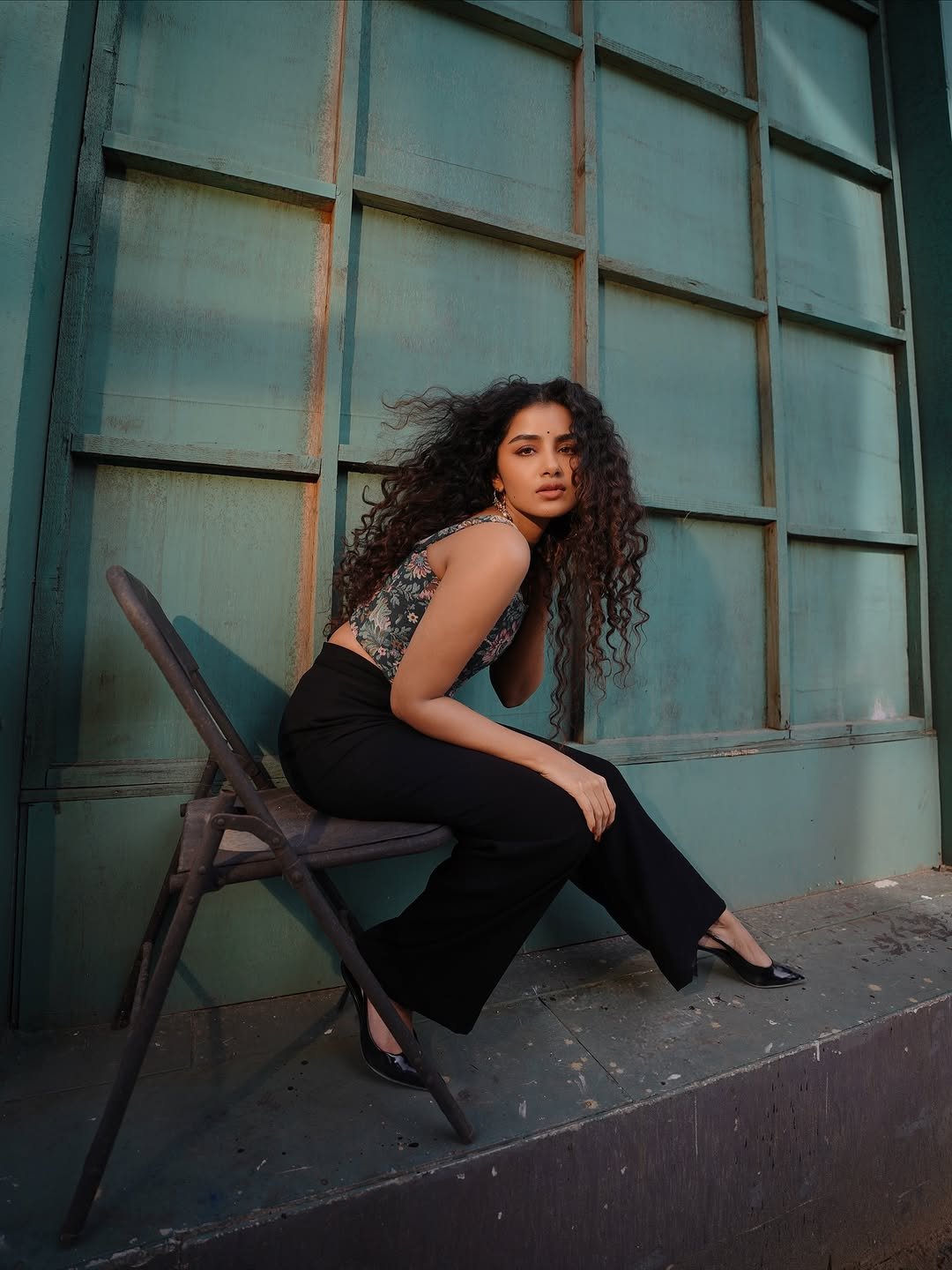 Anupama Parameswaran Chic in Floral Corset Top (8)