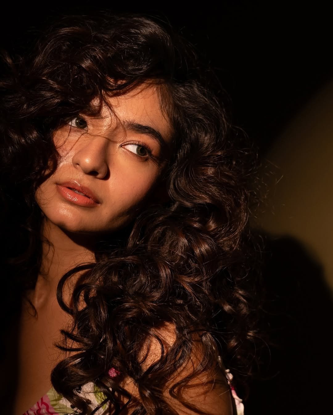 Anushka Sen Bold Animal Print Mini Dress Retro Glam Shoot (37)