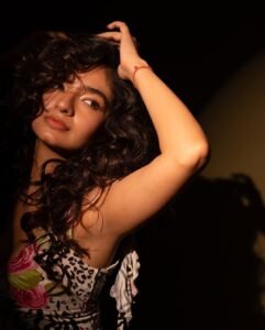 Anushka Sen Bold Animal Print Mini Dress Retro Glam Shoot (51)