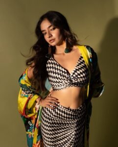 Anushka Sen Bold Geometric Co-Ord Set Fashion Shoot (1)